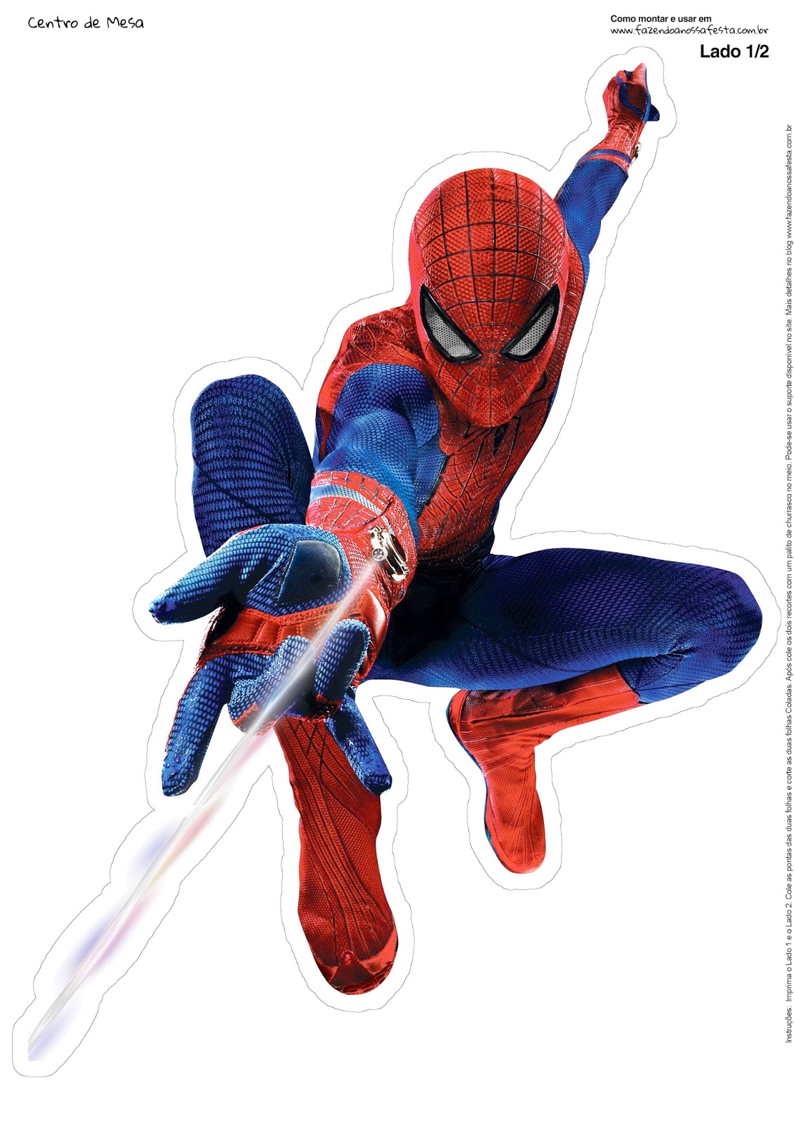 Spiderman: Free Printable Centerpiece. - Oh My Fiesta! for Geeks