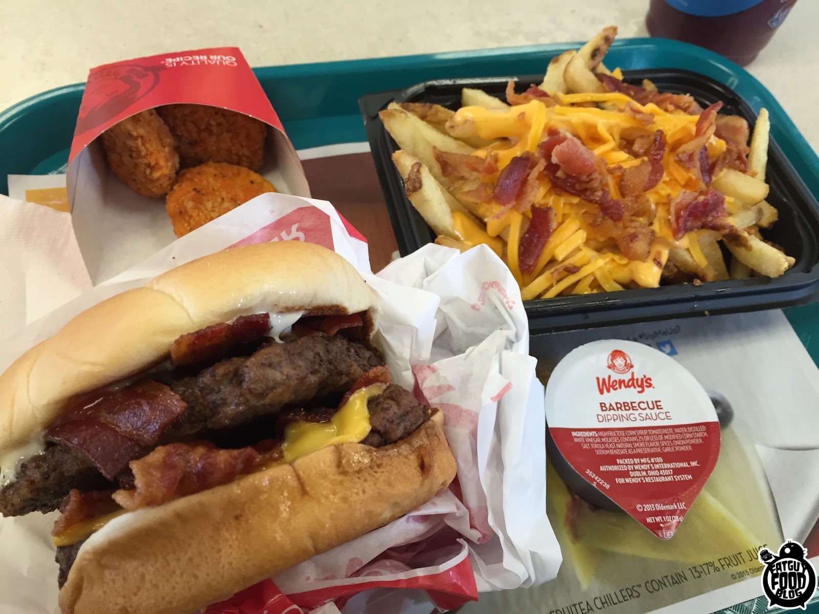fatguyfoodblog wendy s baconator fries