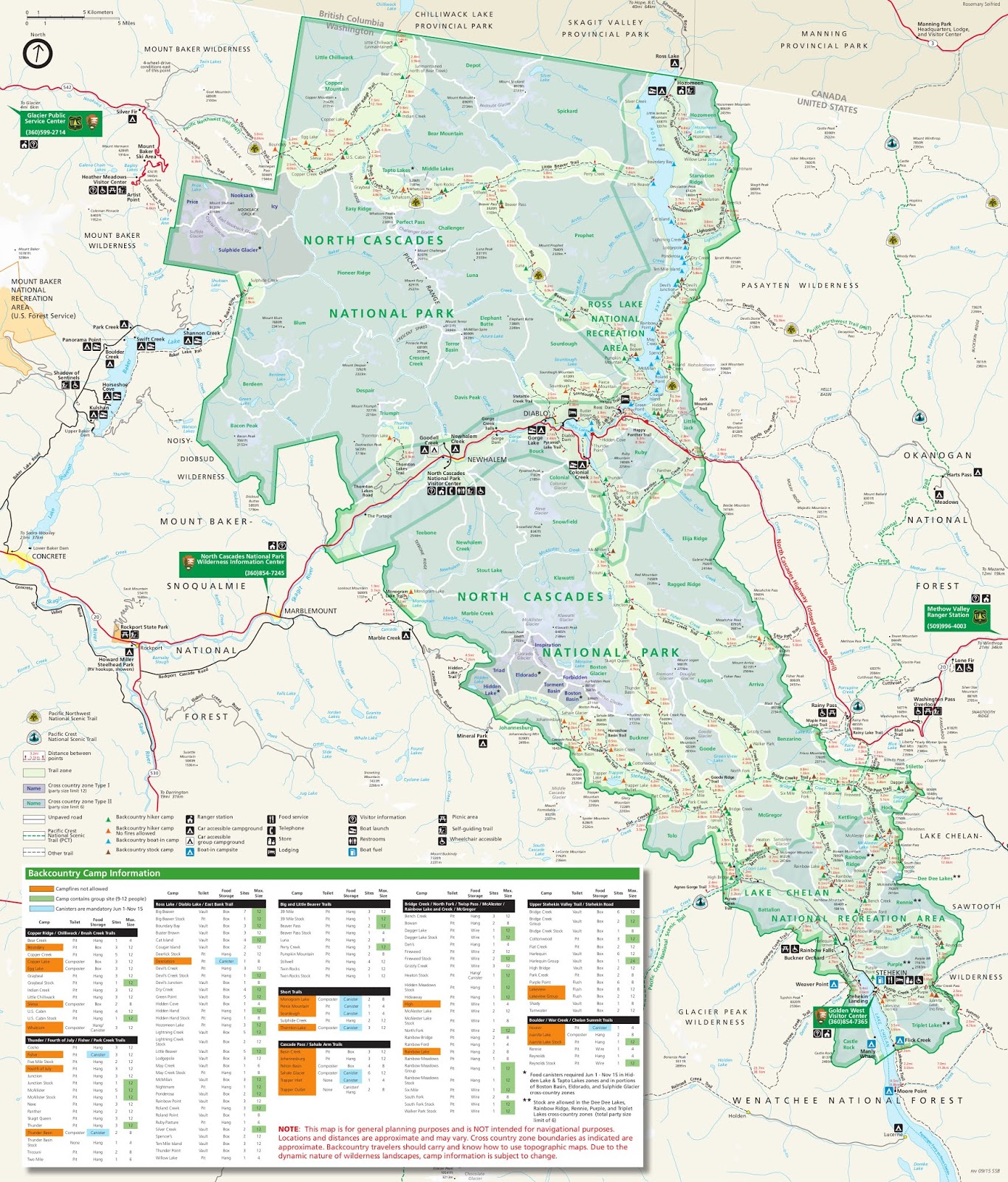 ncnp is split in half by ross lake nra the southern half has more trails in addition there s a 20 mile section of the pacific crest trail that runs ncnp is split in half by ross lake nra the southern half has more trails in addition there s a 20 mile section of the pacific crest trail that runs