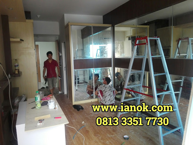 Mebel/Furnished apartemen surabaya sidoarjo Kitchen set apartemen surabaya sidoarjo