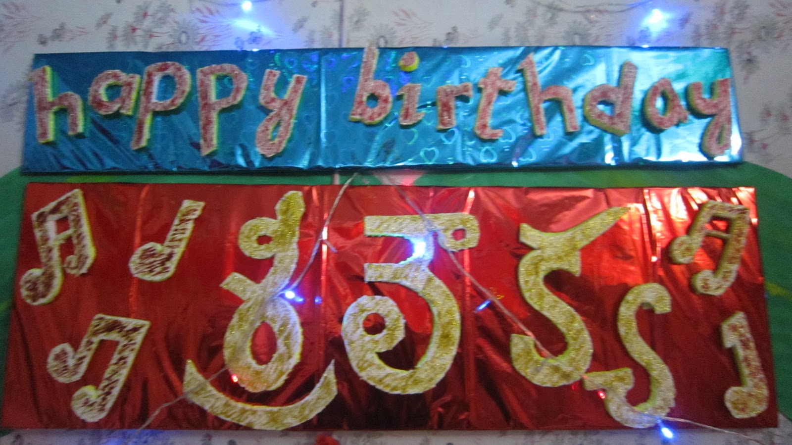 Make your own home made crafts Happy Birthday  decoration  