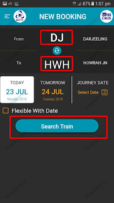 how to book train ticket from your mobile