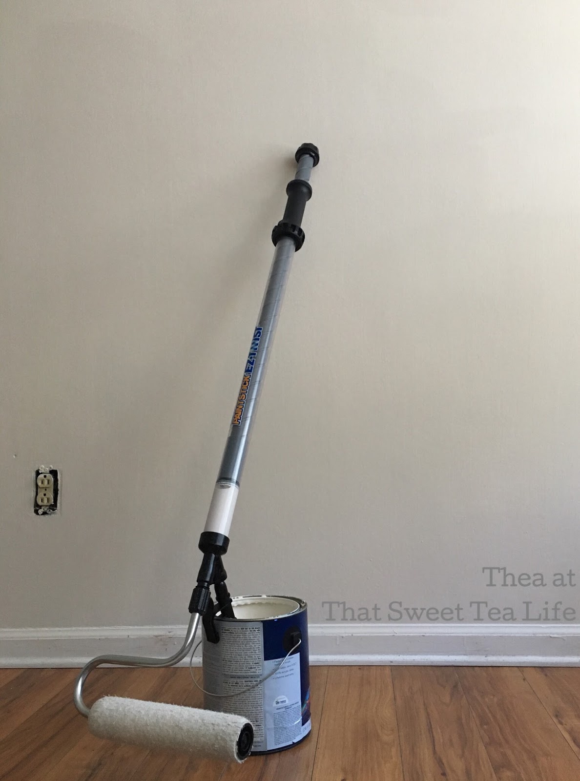 Faux Shiplap-Homeright EZ Twist Stick The Shiplap Wall Hack that can save you Thousands! by Thea at That Sweet Tea Life | DIY Shiplap |faux shiplap | shiplap hack | wall ideas | shiplap walls | installing shiplap | how to shiplap | faux walls #Shiplap #DIYShiplap #Shiplaphack #wallideas #Fauxshiplap