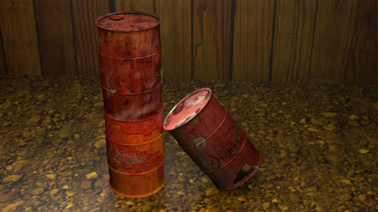 David Weinzapfel Artwork: Oil Drums Textured & Map
