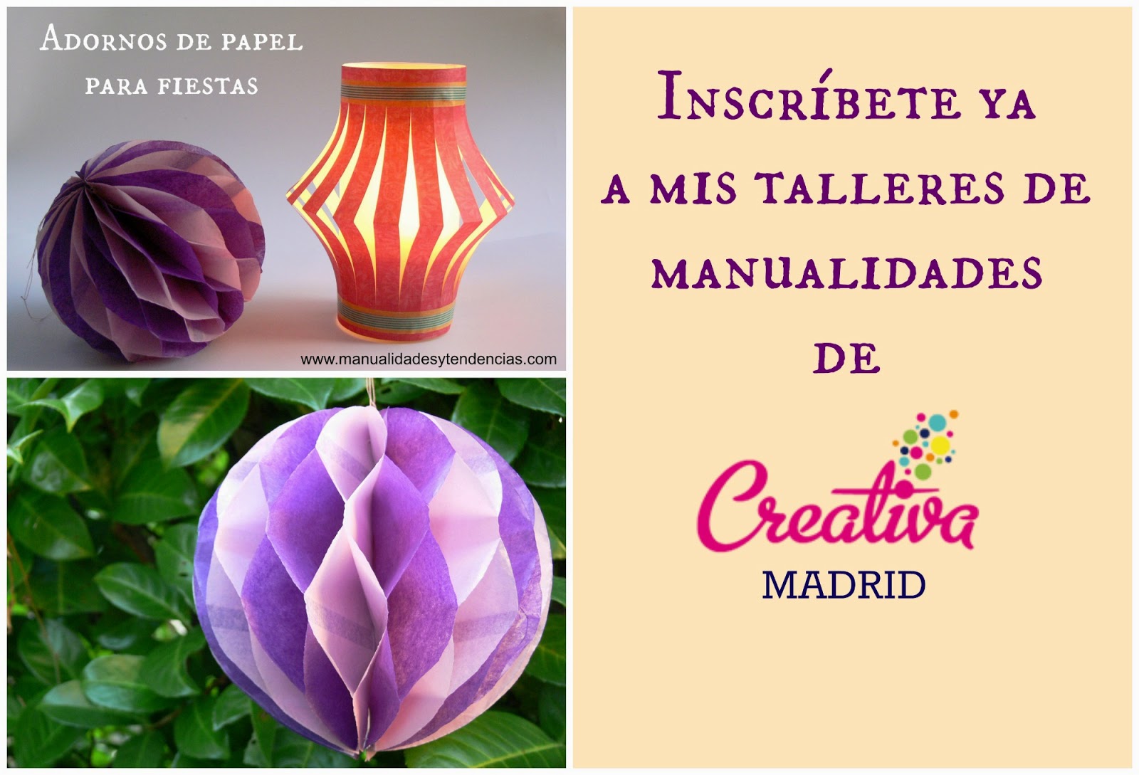 Talleres Creativa Madrid 2014