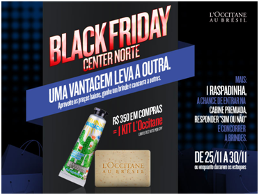 Center Norte promove ação inédita para Black Friday