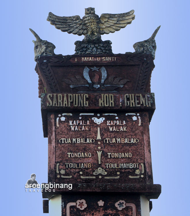 i yayat u santi patung sarapung korengkeng tondano minahasa sulawesi utara