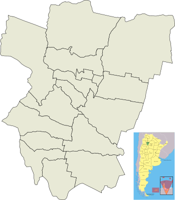 Tucumán Mapa Blanco