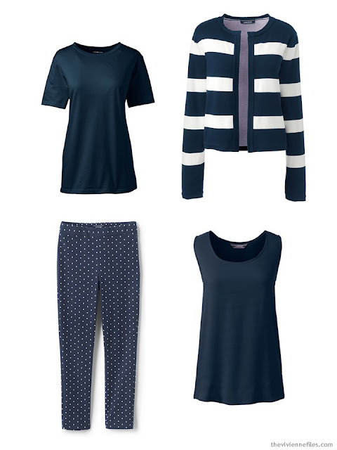 Navy wardrobe capsule for spring Navy wardrobe capsule for spring