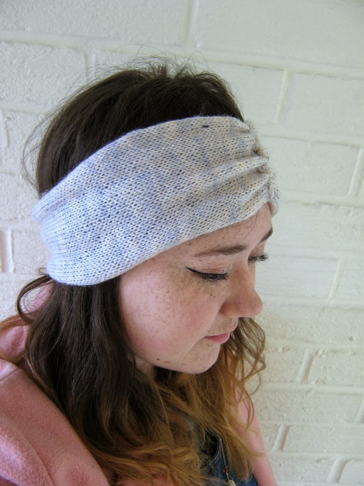Free knitting pattern turban headband