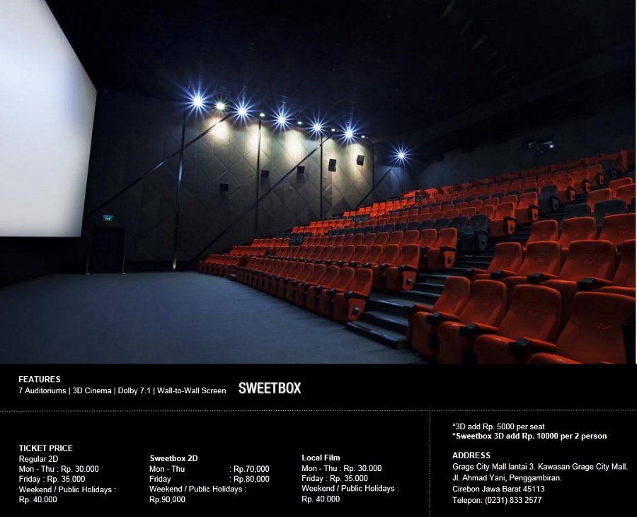 Alamat CGV Cinemas Grace City Mall Cirebon