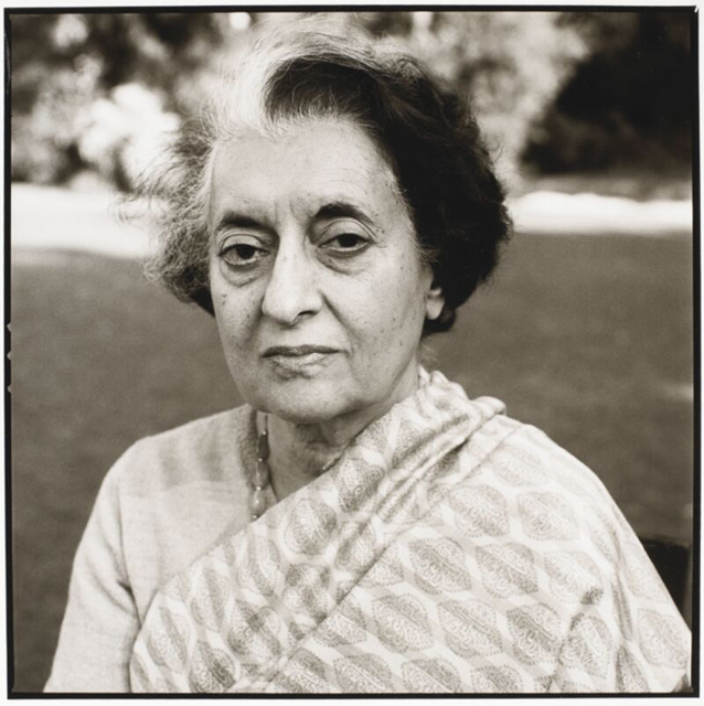 Prime Minister Indira Gandhi 1982 Old Indian Photos