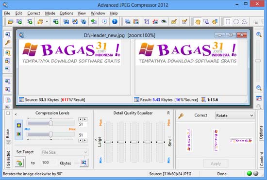Advanced Jpeg Compressor Bagas31