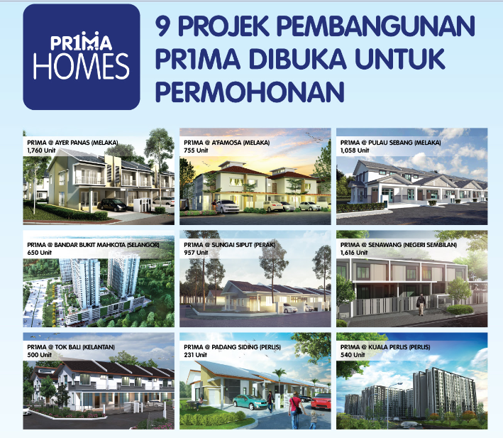 9 Kediaman Baru PR1MA Dibuka Untuk Permohonan  OH BULETIN  Media