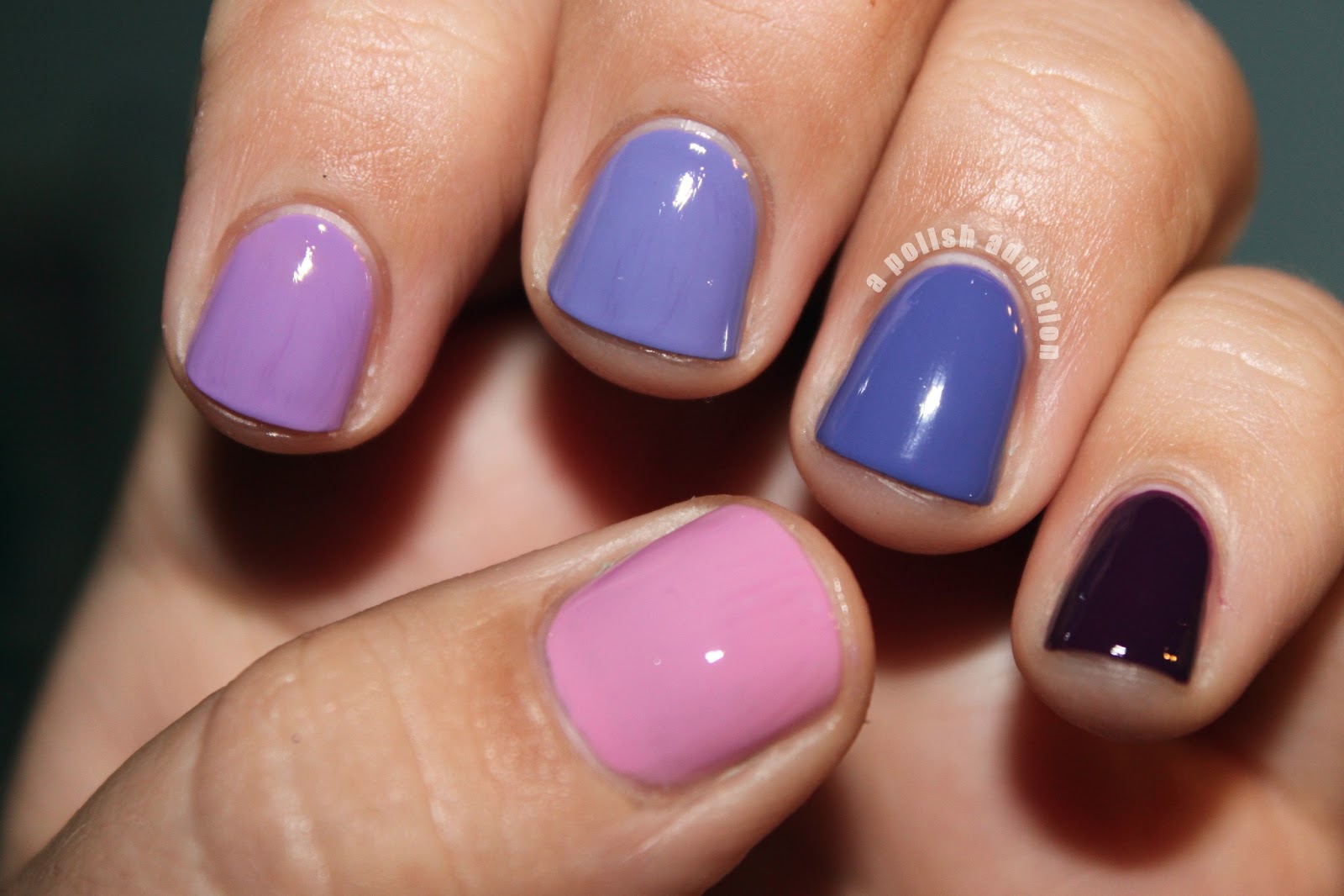 1. Light Purple Ombre Nails - wide 8