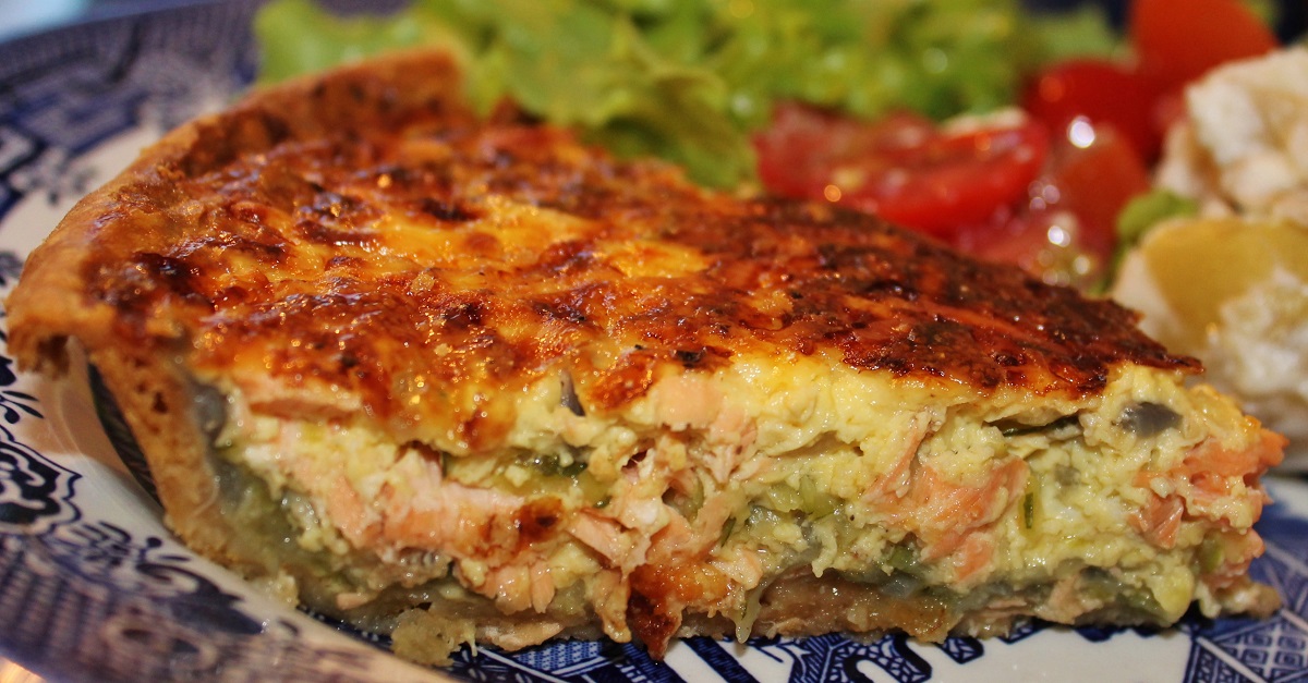 Salmon Quiche
