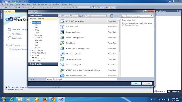 Contoh Program Percabangan Pada Visual Basic 2010
