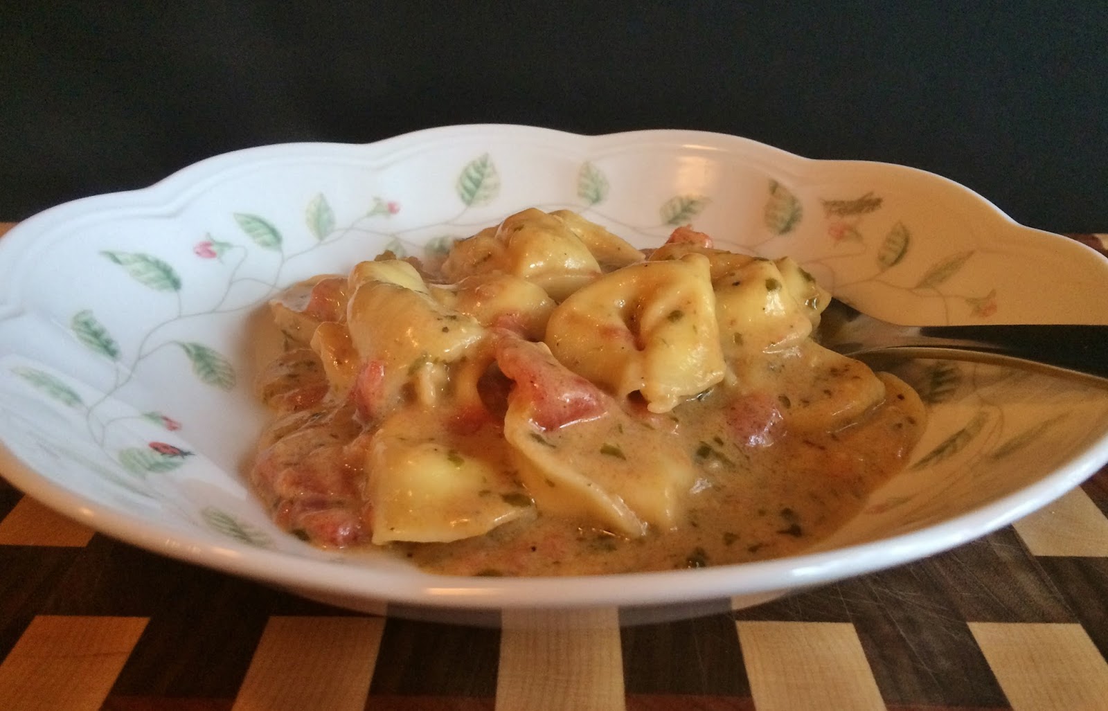 My Tiny Oven Pesto Alfredo Tortellini