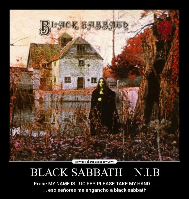 BLACK SABBATH N.I.B. O ΕΩΣΦΟΡΟΣ ΚΑΙ ΤΟ ΜΟΥΣΑΚΙ ΤΟΥ BILL WARD The