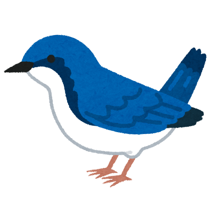 コルリのイラスト 鳥 かわいいフリー素材集 いらすとや