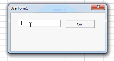 Cara cepat memilih Isi Textbox