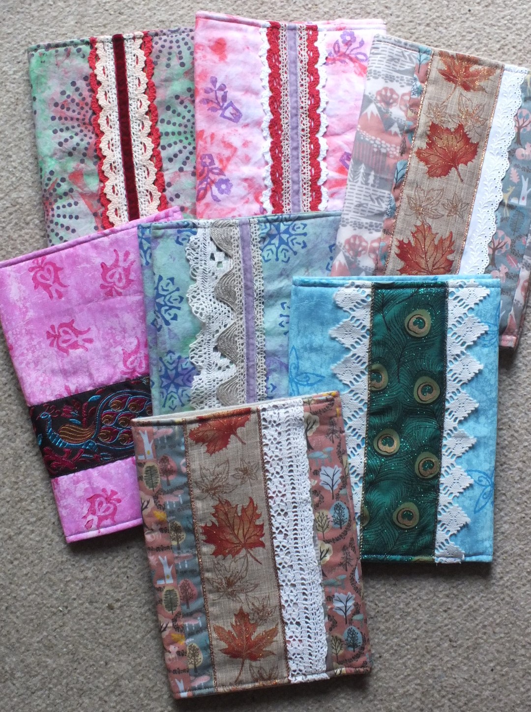 designs-on-craft-fabric-book-covers