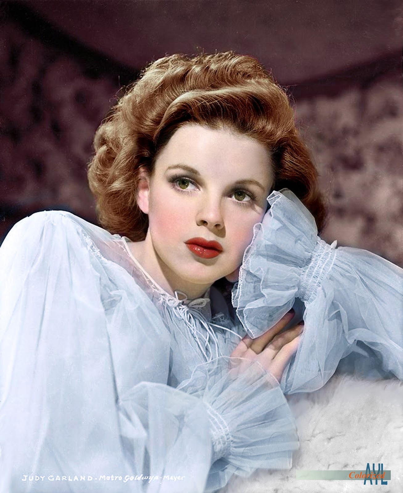 colors a bygone era colorized judy garland photo 1943 colors a bygone era colorized judy garland photo 1943