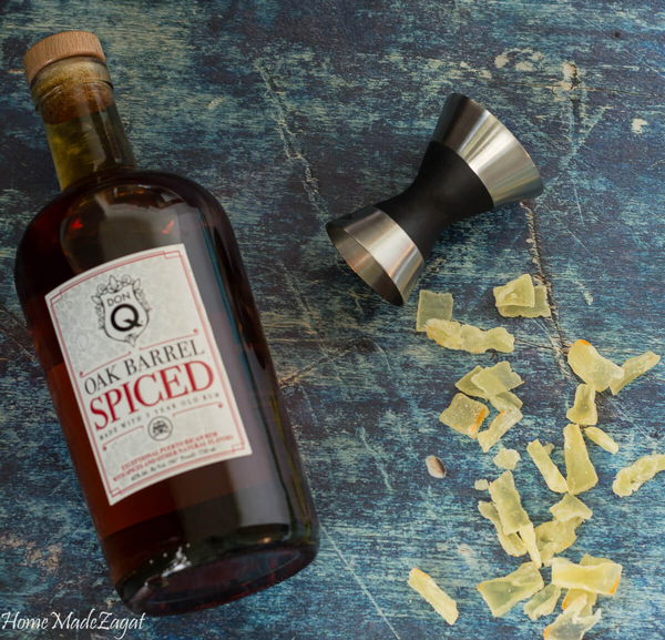 A spicy ginger beer drink perfect for the fall weather with the addition of Don Q's oak barrel spiced rum. #Exceptional #DonQRum #beverages