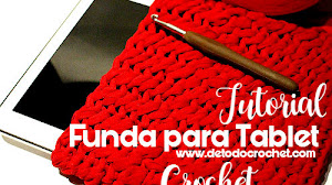 Funda para Tablet a Crochet / Tutorial Principiantes