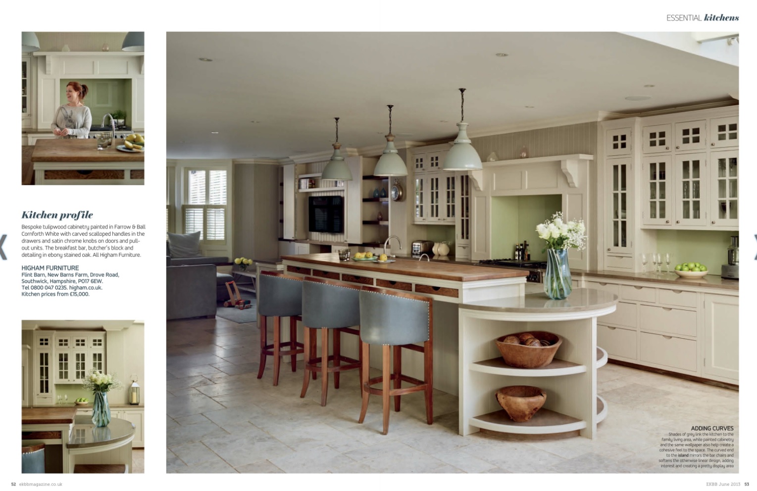 A Beautiful Kitchen For The Revamped Ekbb Higham Furniture