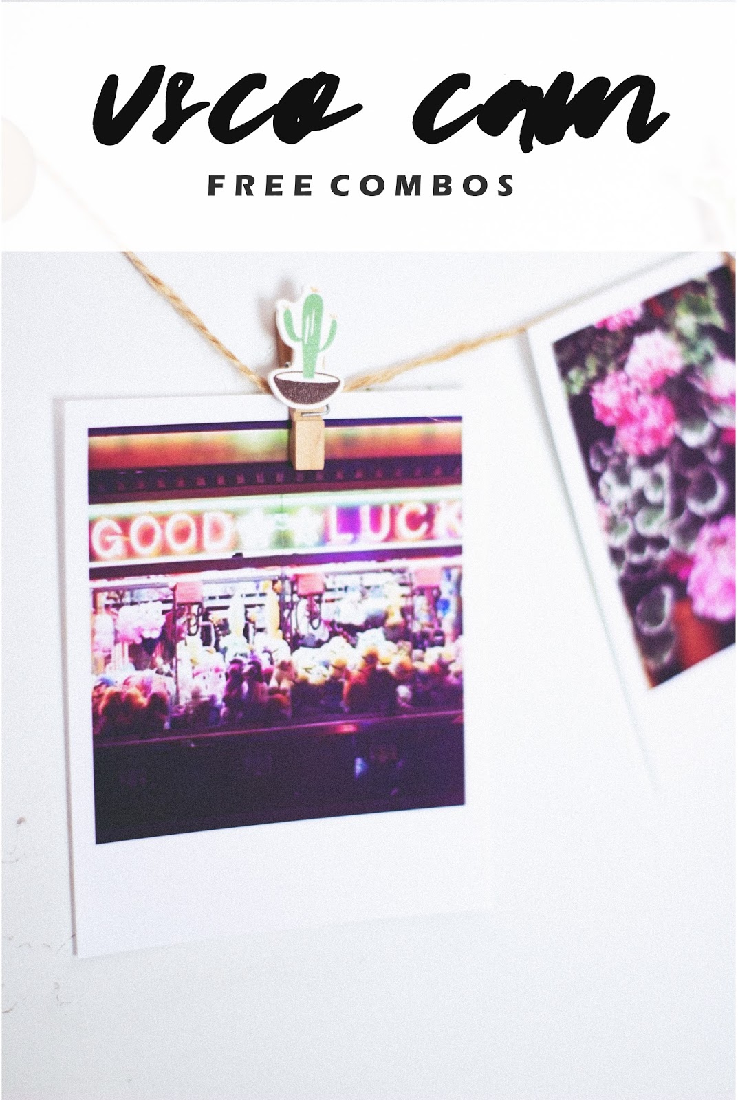 VSCOcam free combos!