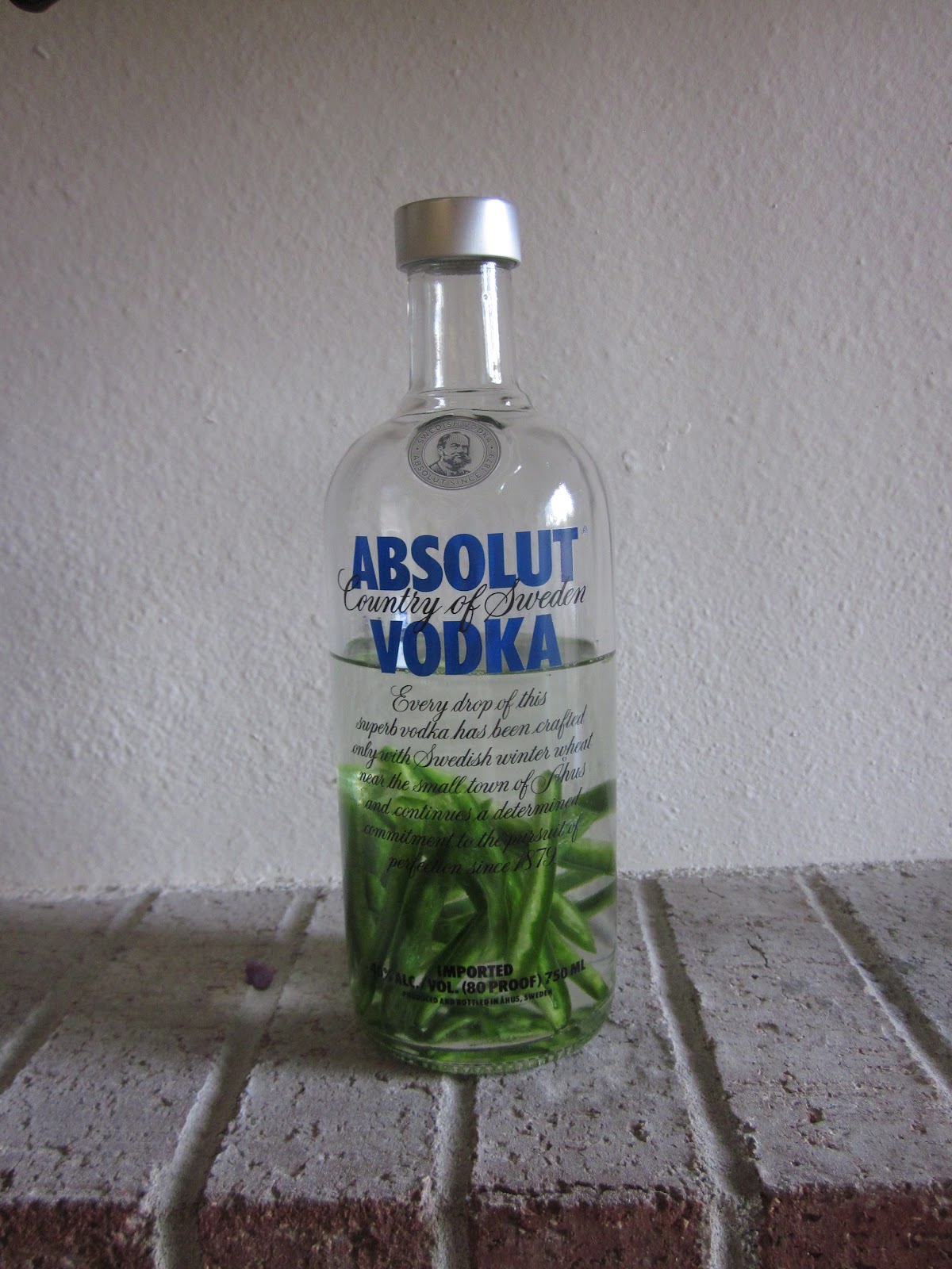 Kelsey's photo blog Jalapeno Infused Vodka