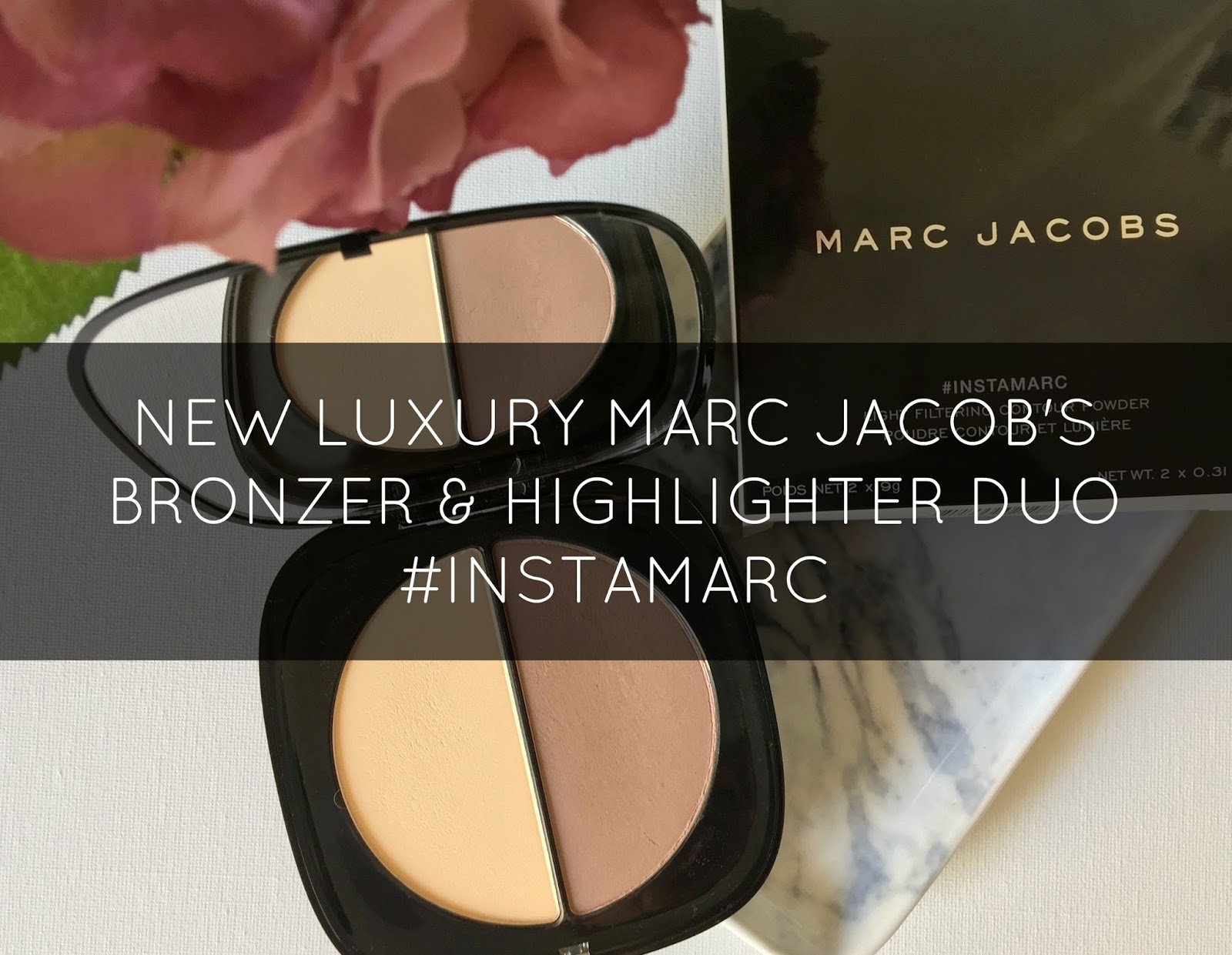 NEW MARC JACOB'S BRONZER/HIGHLIGHTER DUO! FT. MIRAGE. / Dairy of Pooja