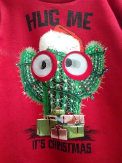 Hug Me, says the cactus, it's Christmas! Funny seasonal story, Christmas, enjoy!