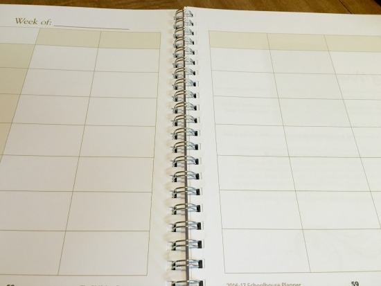 Weekly lesson plans in homeschool planner Weekly lesson plans in homeschool planner