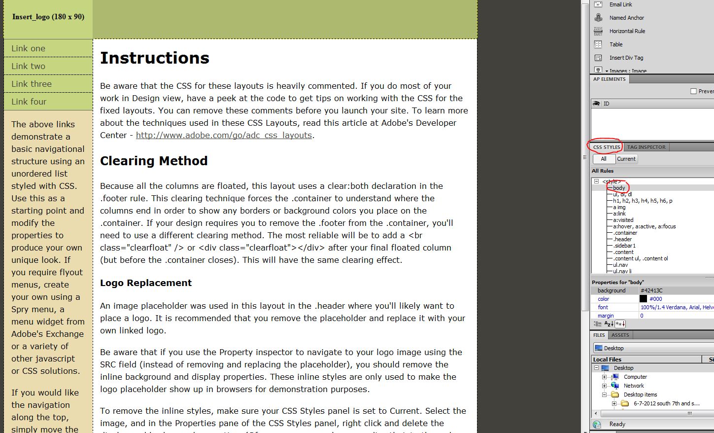 Dreamweaving with Adobe Dreamweaver CS5: CUSTOMIZING YOUR DREAMWEAVER ...