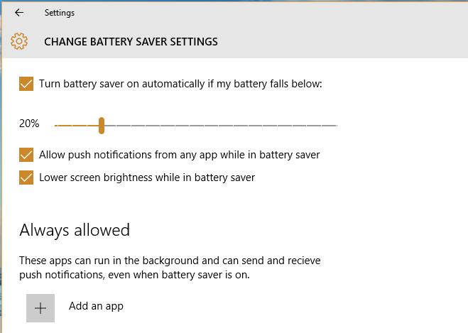 Cara Mengaktifkan Fitur Battery Saver Mode Di Windows 10 Technical Preview