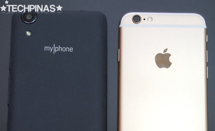 MyPhone vs Apple, MyPhone Rio 2 vs Apple iPhone 6