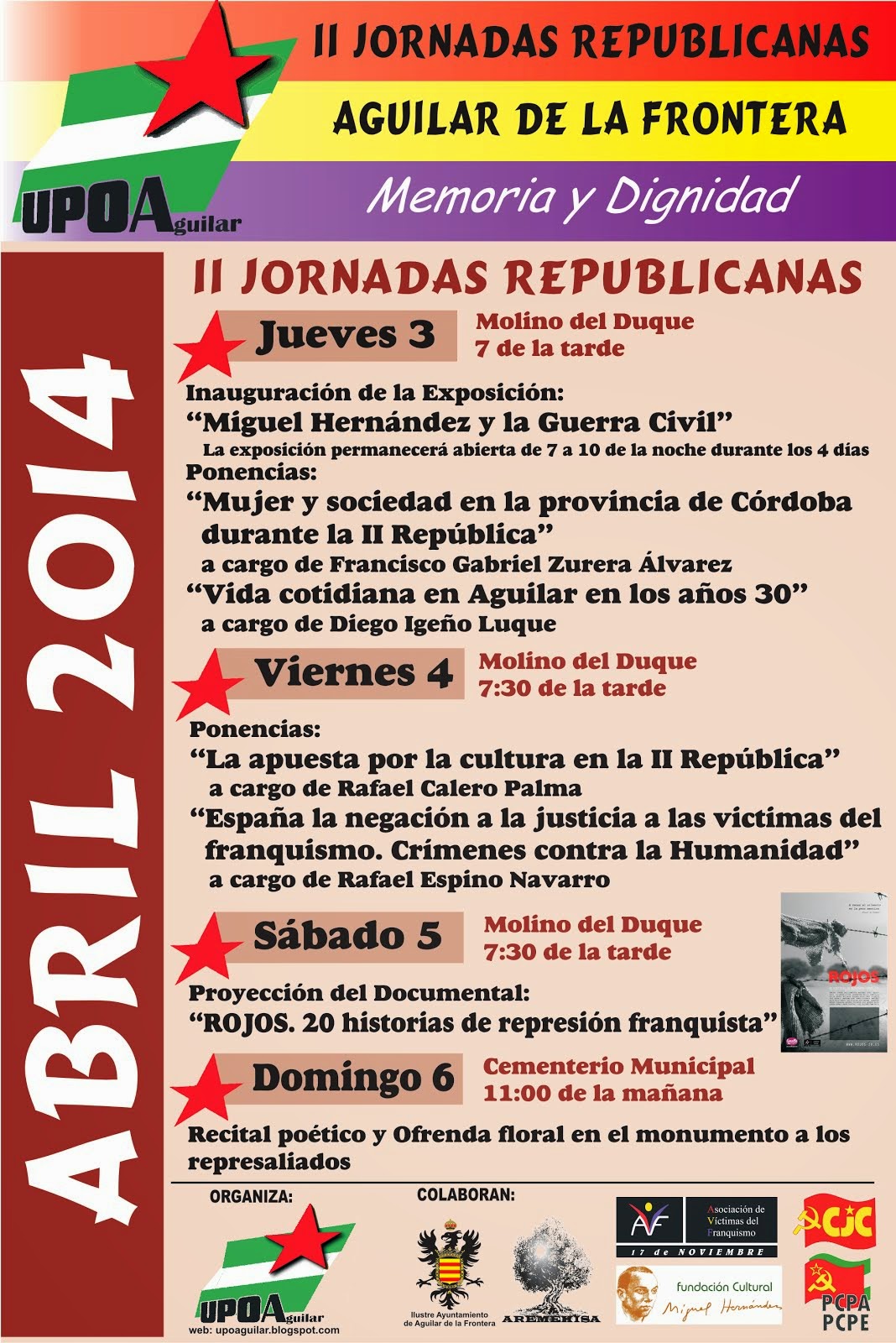 II Jornadas Republicanas Aguilar