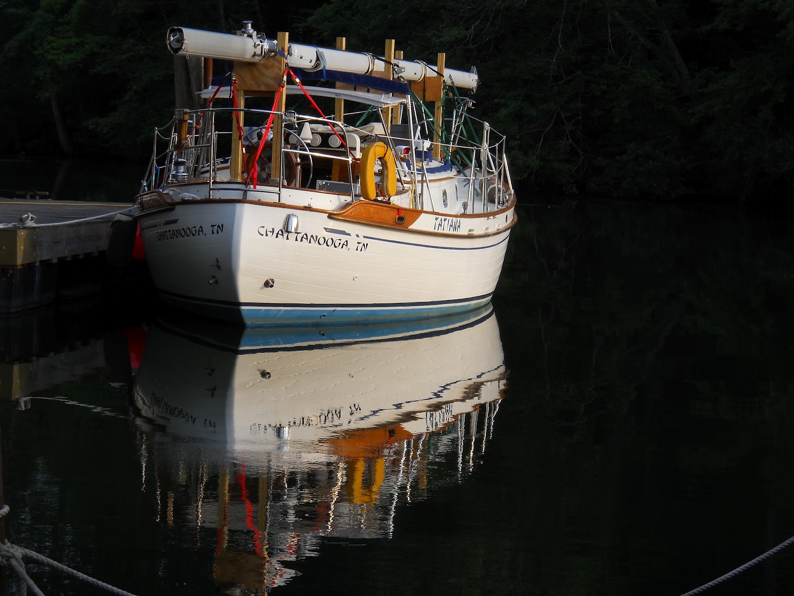 SailingTatiana Final moving phase down the TN river to Sale Creek Marina