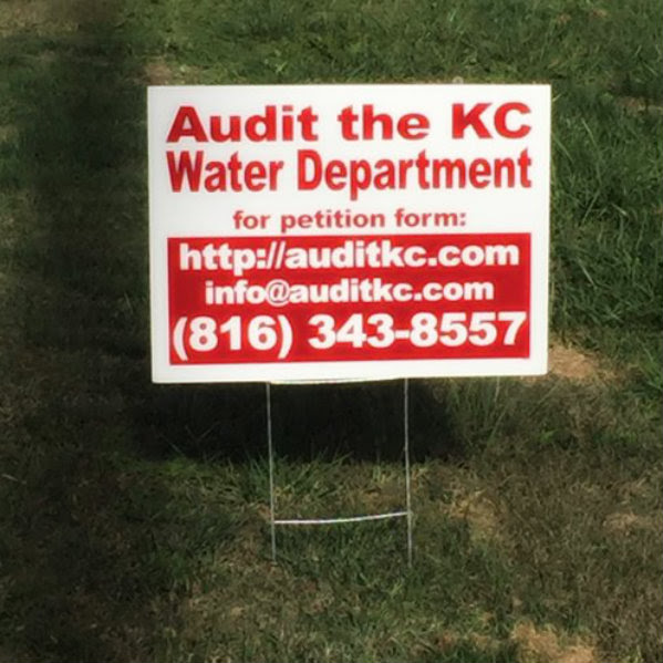 TKC MUST SEE!!! ELECTION DAY SIGNS OF SUPPORT FOR KANSAS CITY WATER