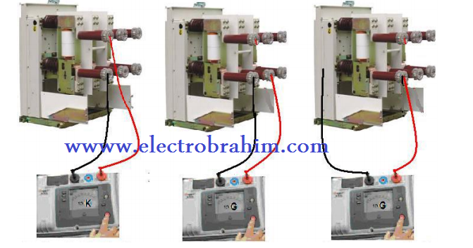 ما اهي الاختبارات التي تتم على قواطع الجهد العالي والمتوسط.