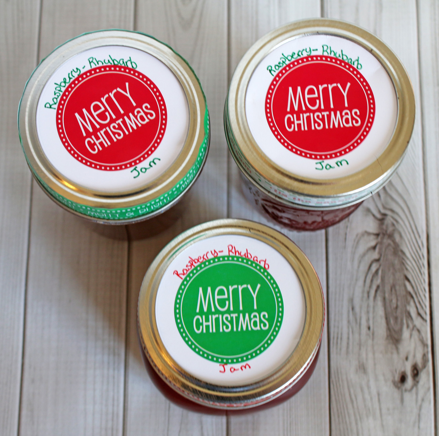 SRM Stickers: Christmas Gift Jars by Samantha