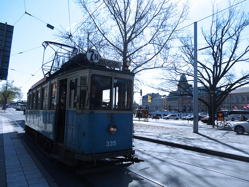 Blue-Old-Tram-STockholm Blue-Old-Tram-STockholm