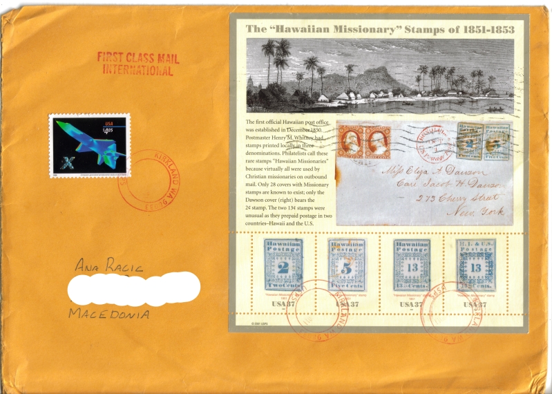 Let me take you on a philatelic trip...... Hawaiian Missionary Stamps, USA