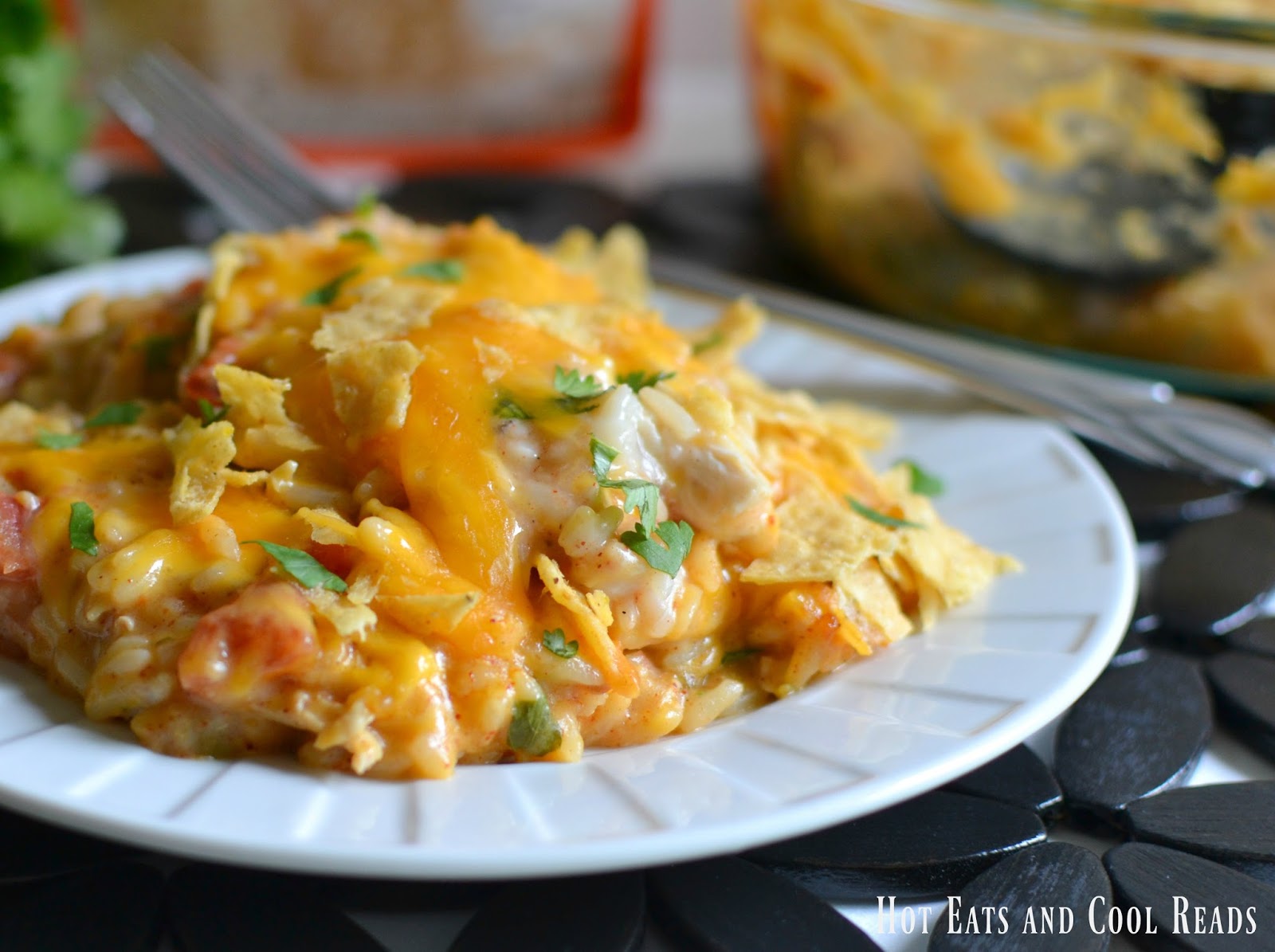 Cheesy Fiesta Chicken and Rice Casserole Recipe