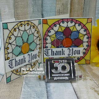 Painted Glass Graceful Glass mini card