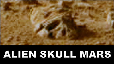 Mars skull, anomaly skulls on Mars life on Mars