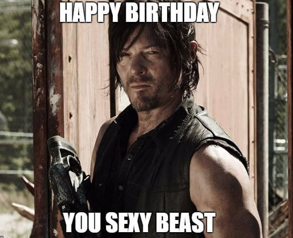 The Walking dead Happy Birthday Meme