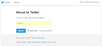tombol twitter